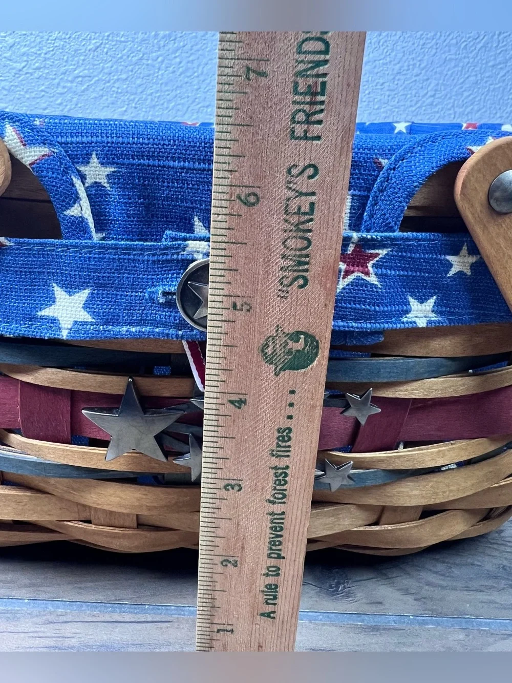 Longaberger Retired 2008 American Celebrations Oval Market Basket Combo